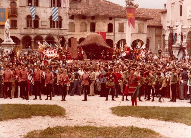 Sfida di tiro con l'arco tra feltrini e mantovani 1979