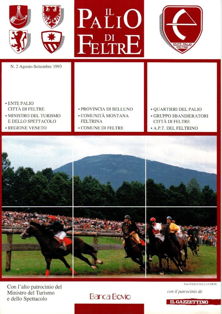 Libretto Palio di Feltre 1993