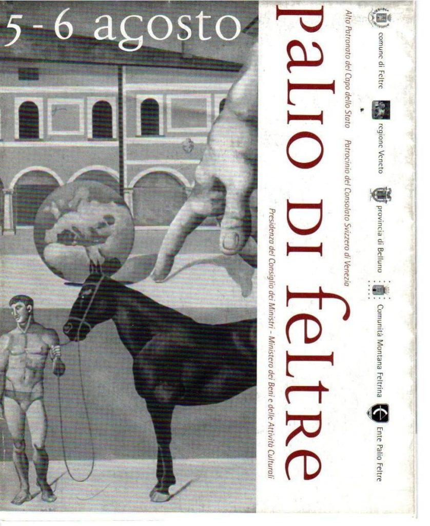 Volantino Palio di Feltre 2000