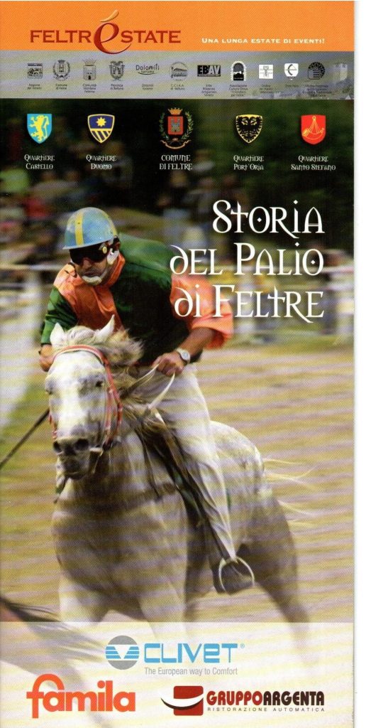 Libretto Palio di Feltre 2007