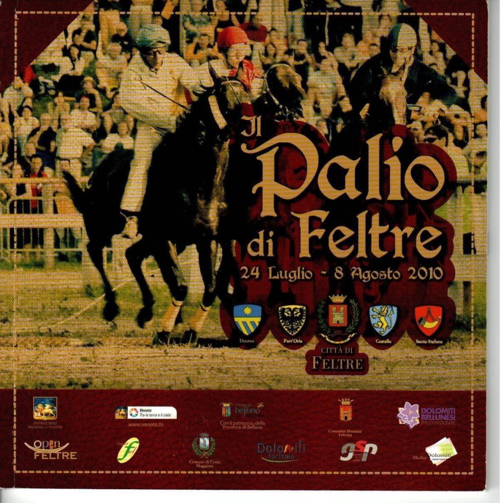 Libretto Palio di Feltre 2010