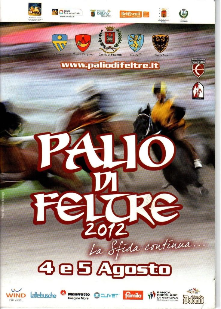 Libretto Palio di Feltre 2012