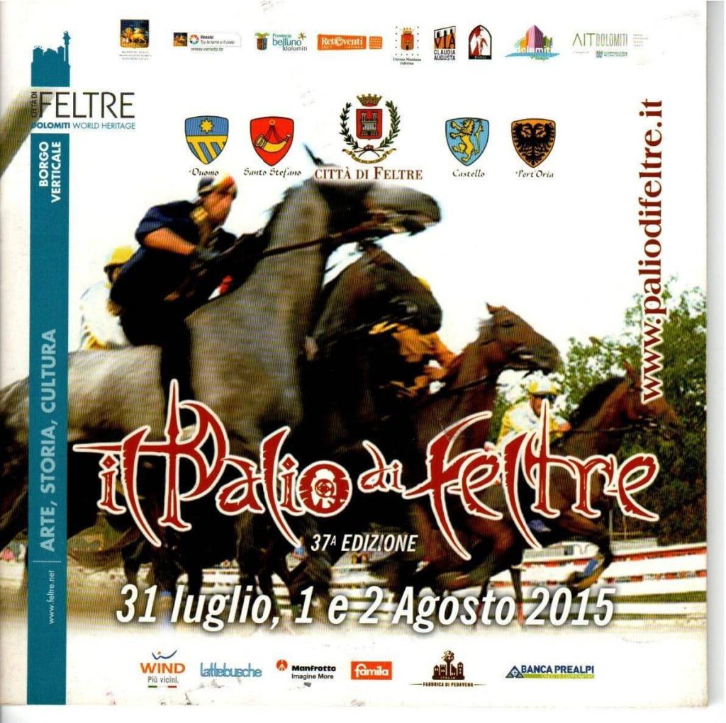 Libretto Palio di Feltre 2015