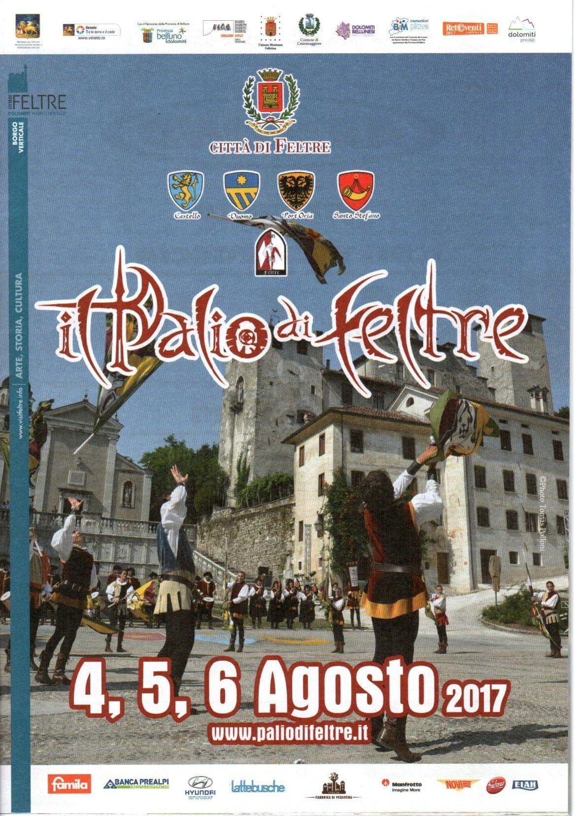 Libretto Palio di Feltre 2017