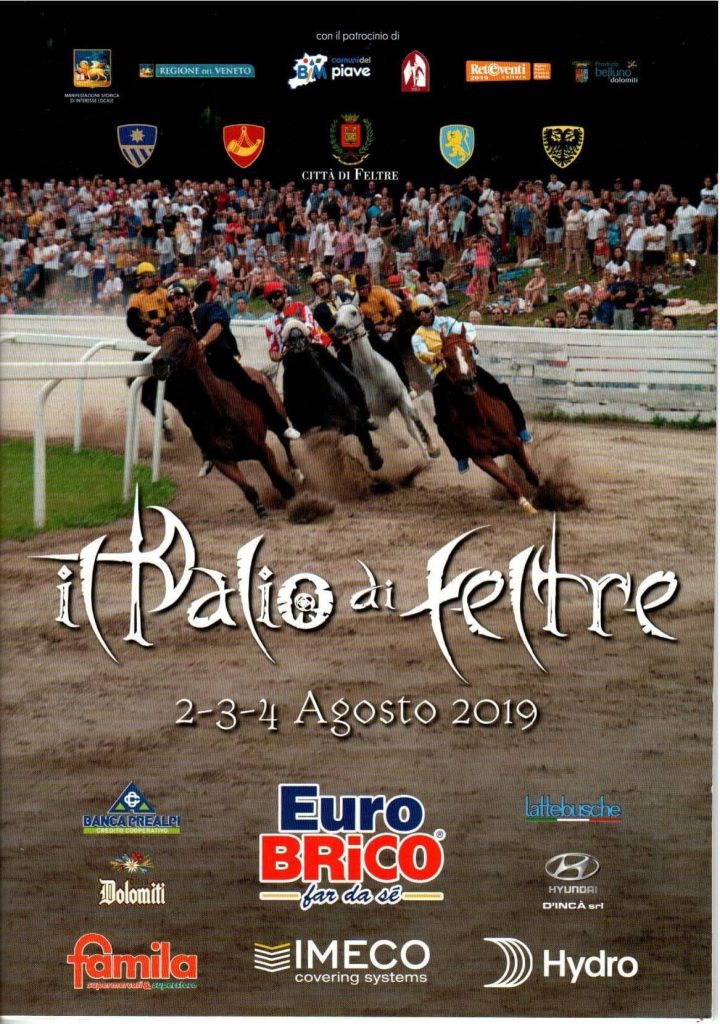 Libretto Palio di Feltre 2019