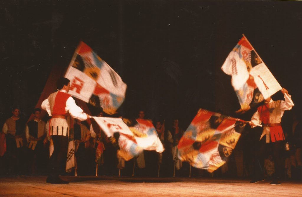 Coppia Gruppo Sbandieratori Città di Feltre 1989