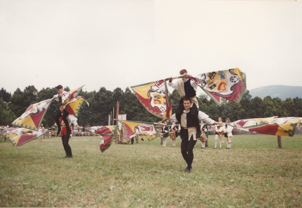 Spettacolo Gruppo Sbandieratori Città di Feltre - 1993