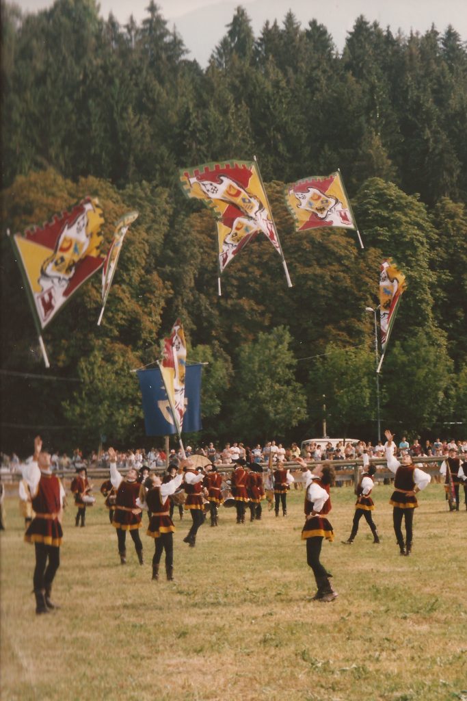 Spettacolo Gruppo Sbandieratori Città di Feltre - 1994