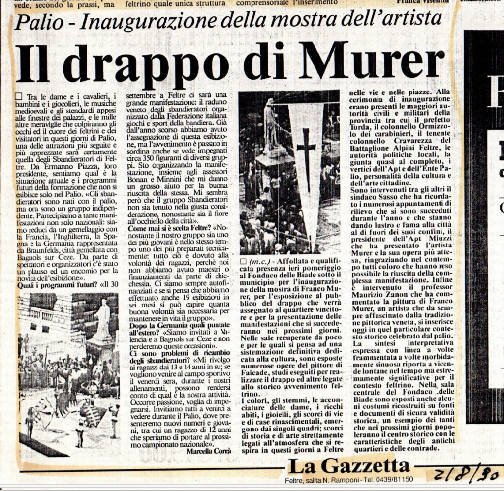 1/2 Rassegna degli articoli delle principali testate locali sul Palio 1990