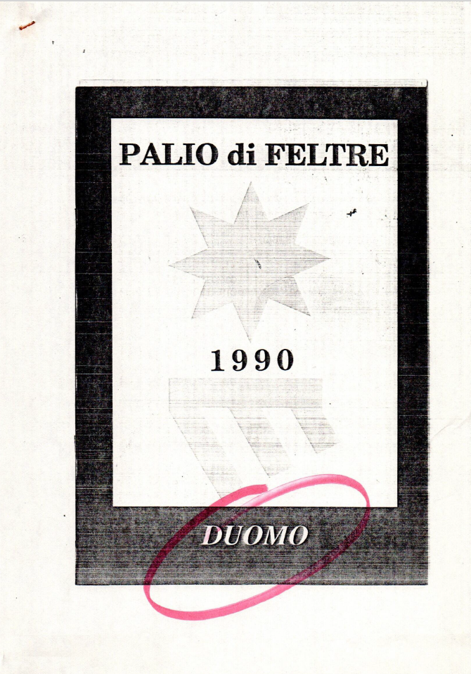 Libretto Quartiere Duomo 1990