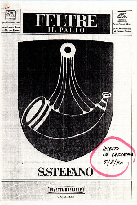 Inserto Gazzetta delle Dolomiti sul Quartiere Santo Stefano 1990