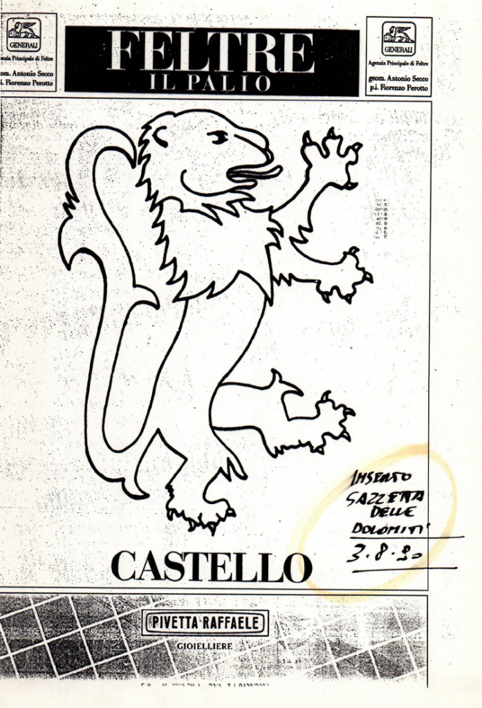 Inserto Gazzetta delle Dolomiti sul Quartiere Castello 1990