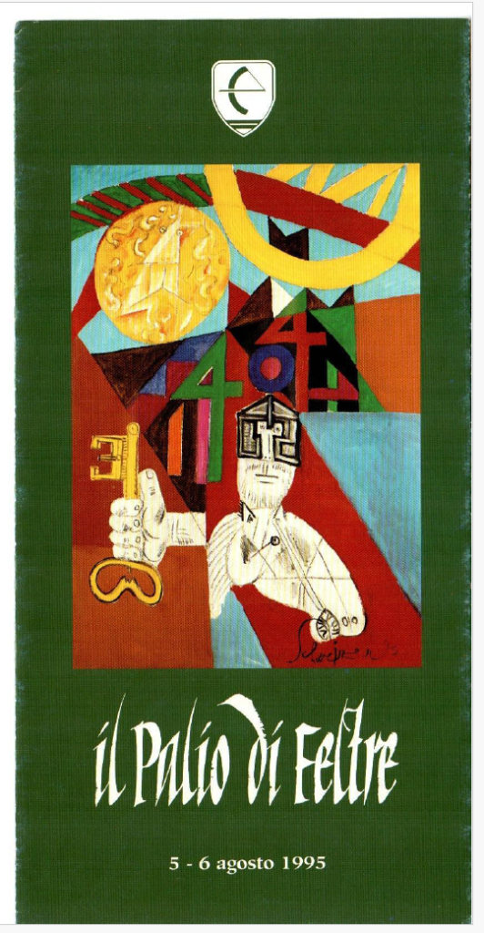 Volantino Palio di Feltre 1995