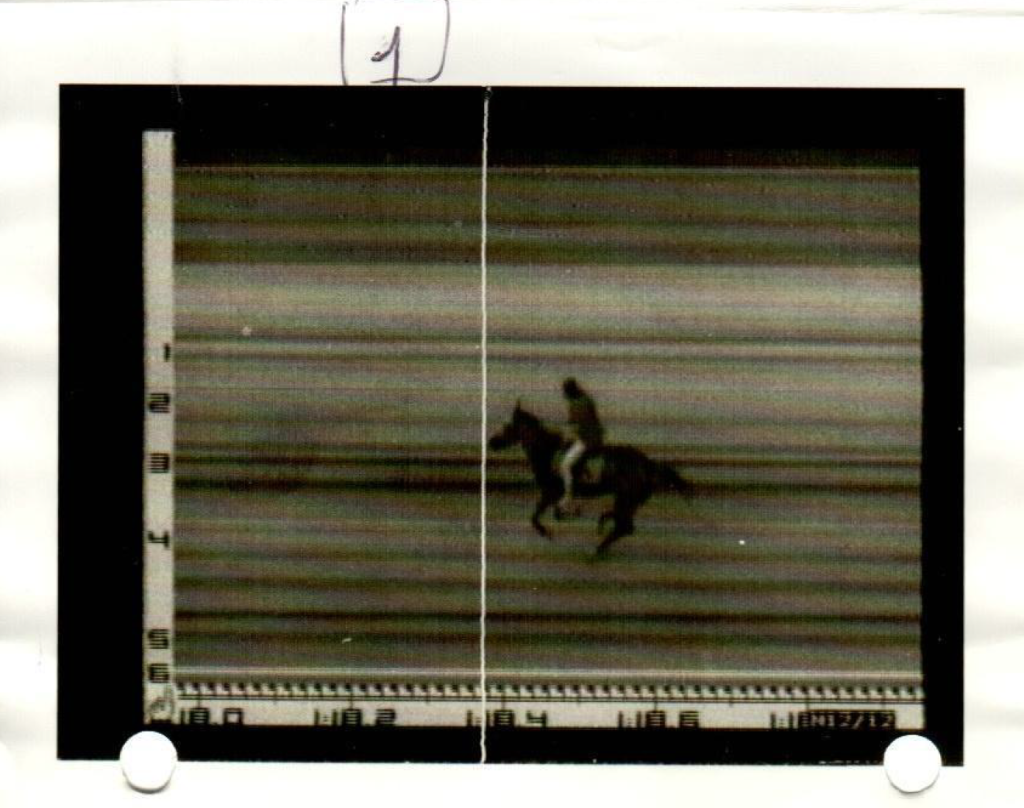 Fotofinish Gara dei Cavalli Palio 1997, edizione di agosto